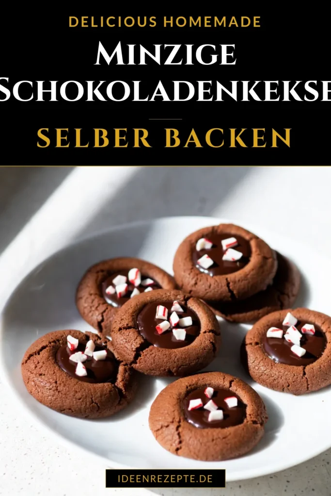 Entdecken Sie das köstliche Rezept für minzige Schokoladenkekse! Diese Daumenprint-Kekse sind einfach zuzubereiten und perfekt für die festliche Saison. Die Kombination aus Schokoladengefüllte Kekse und frischer Pfefferminze verleiht jedem Biss einen besonderen Geschmack. Backen Sie diese leckeren Pfefferminzkekse und begeistern Sie Freunde und Familie! Probieren Sie es jetzt aus und speichern Sie dieses Rezept! #MinzigeSchokoladenkekse #DaumenprintKekseRezept #PfefferminzkekseBacken #FestlicheKekseMitMinze